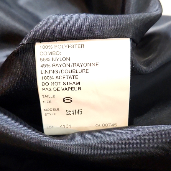 JS Boutique Black and White Dress sz-6 - Picture 4 of 7